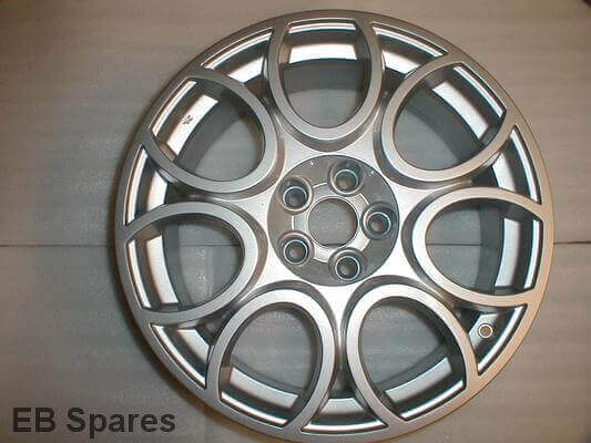 7x17. Silver 7 hole wheels.  for Alfa Romeo 156