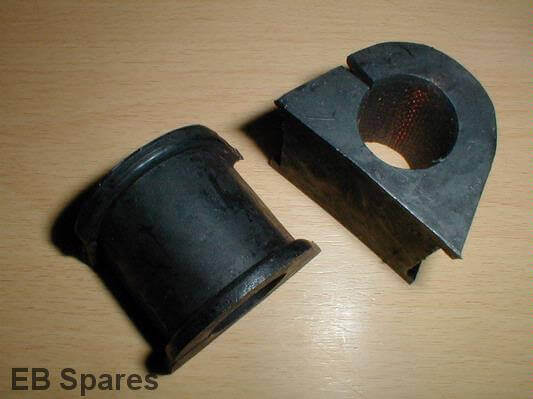 Rubber body to bar bushes. 22mm 