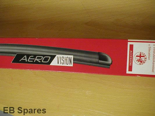 Aero wiper blades. RHD 