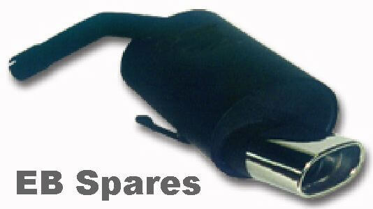 CSC replacement tail section with 141x85 oval outlet for Alfa Romeo 156