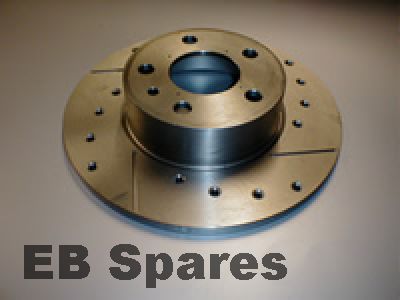 Early Rear drilled and grooved 251mm for Alfa Romeo 156