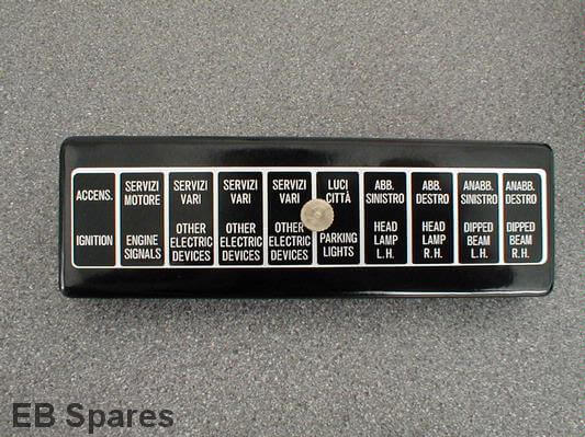 Fuse box cover. (engine bay) 