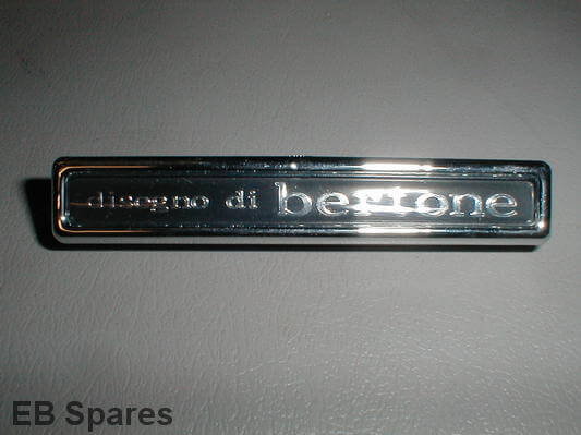 Late Bertone badge 