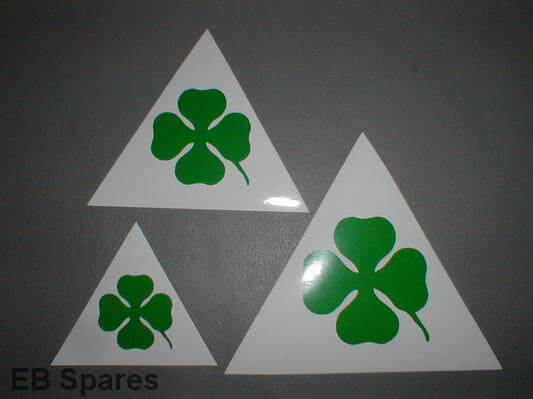 Cloverleaf stickers. large 