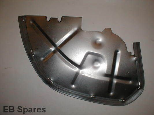Front splash plate left 