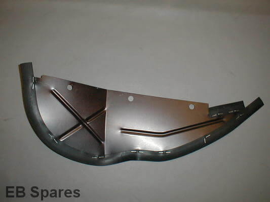 Spider splash plate rear left  