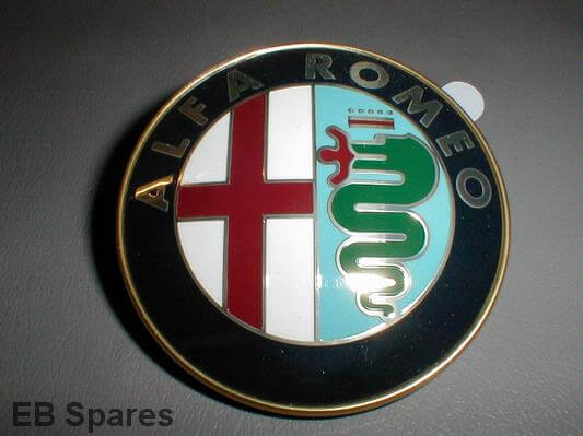 late style front grille badge (facelift) for Alfa Romeo 147