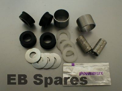 Powerflex replacement trailing arm to hub bush set for Alfa Romeo 147