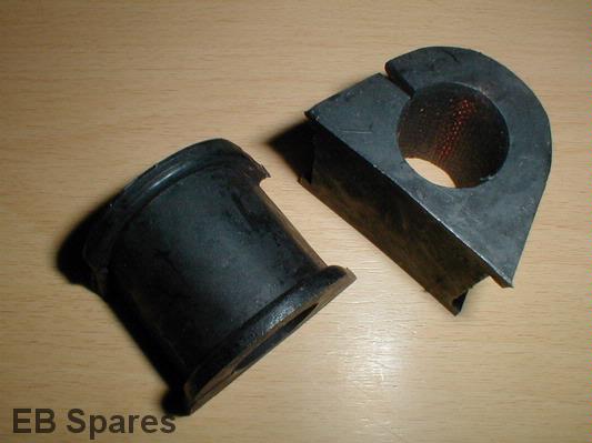 Rubber body to bar bushes. 22mm 