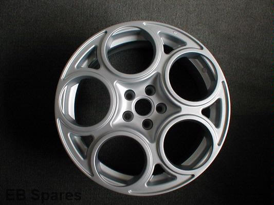 Reproduction GTA wheel. Satin silver finish 